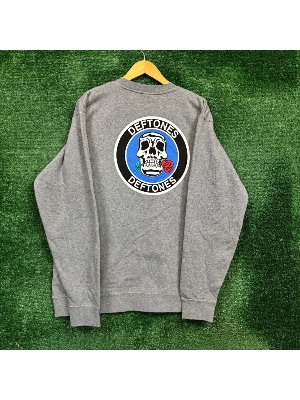 Deftones Logo Nu Metal Band Crewneck Sweater Size Extra Large